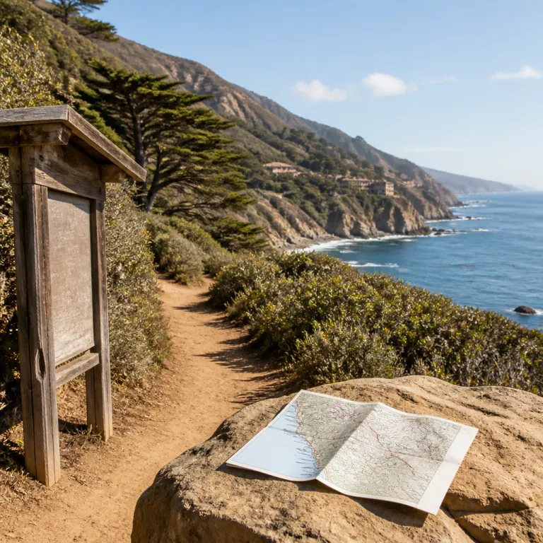 How to Choose a Big Sur Hotel Using Hiking Trail Maps