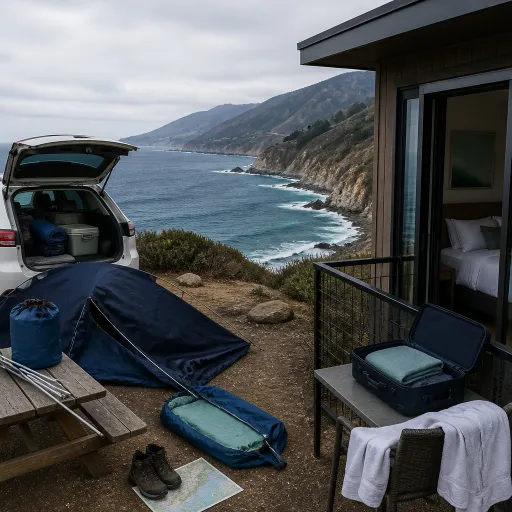 How to Pair Big Sur Ocean-View Camping with a Comfortable Hotel Stay